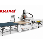 CNC Рутер HUAHUA SKG – 812 MZ с принтер станция и товаро-разтоварни маси